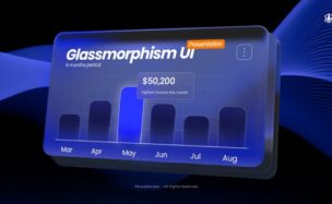 Videohive Glassmorphism UI Presentation