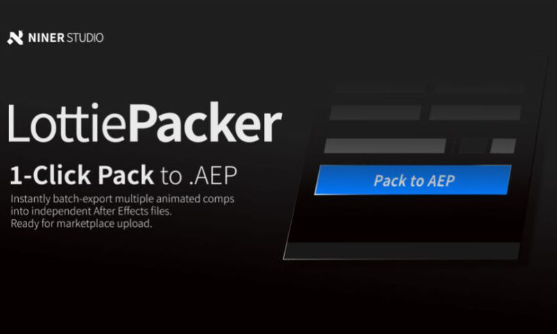 Aescripts LottiePacker v1.0 Free Download