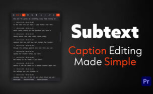Aescripts Subtext V1.0.0 Free Download