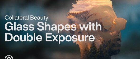 Videohive Collateral Beauty - Glass Shapes with Double Exposure