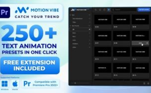 Videohive Text Animation Presets Pack | Free Extension for Premiere Pro Included