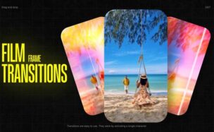 Videohive Vertical Film Frame Transitions | MOGRT