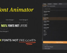 Aescripts Font Animator v1.1.23 Free Download