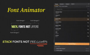 Aescripts Font Animator v1.1.23 Free Download