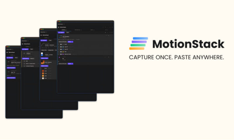 Aescripts MotionStack v1.0 Free Download