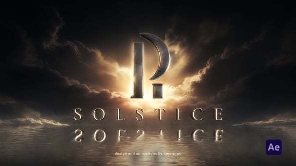 Videohive Cinematic Water Logo Reveal + Royalty Free Music