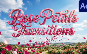 Videohive Rose Petals Transitions for After Effects