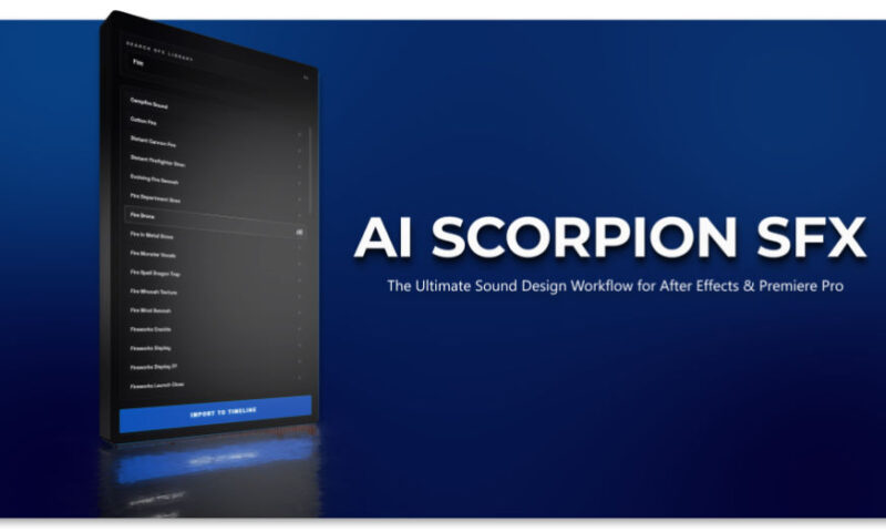 Aescripts AI Scorpion SFX V1.0.0 Free Download