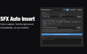 Aescripts SFX Auto Insert v1.3.0 Free Download
