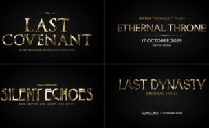 Videohive Gold Text Effect