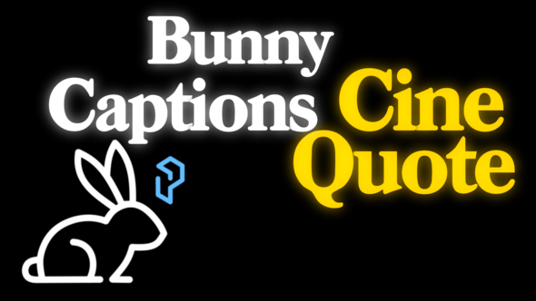 Videohive Bunny Captions – Cine Quote | Auto-Generated Subtitles for DaVinci Resolve