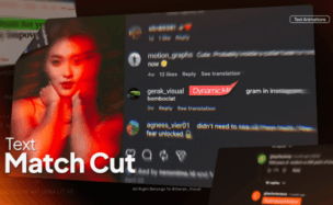 Videohive Text Match Cut for After Effects