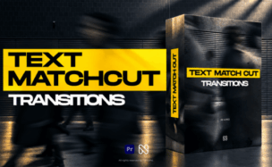 Videohive Text Match Cut Transitions for Premiere Pro