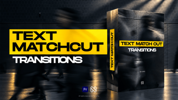 Videohive Text Match Cut Transitions for Premiere Pro